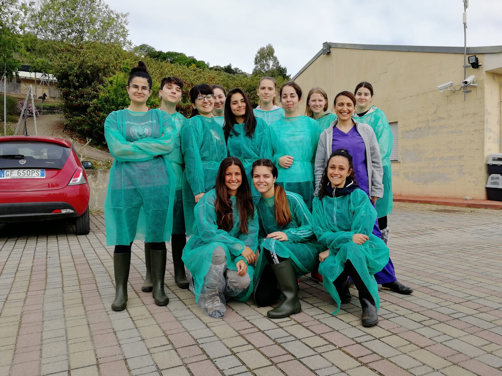 Studenti di Medicina veterinaria dell'Università di Sassari