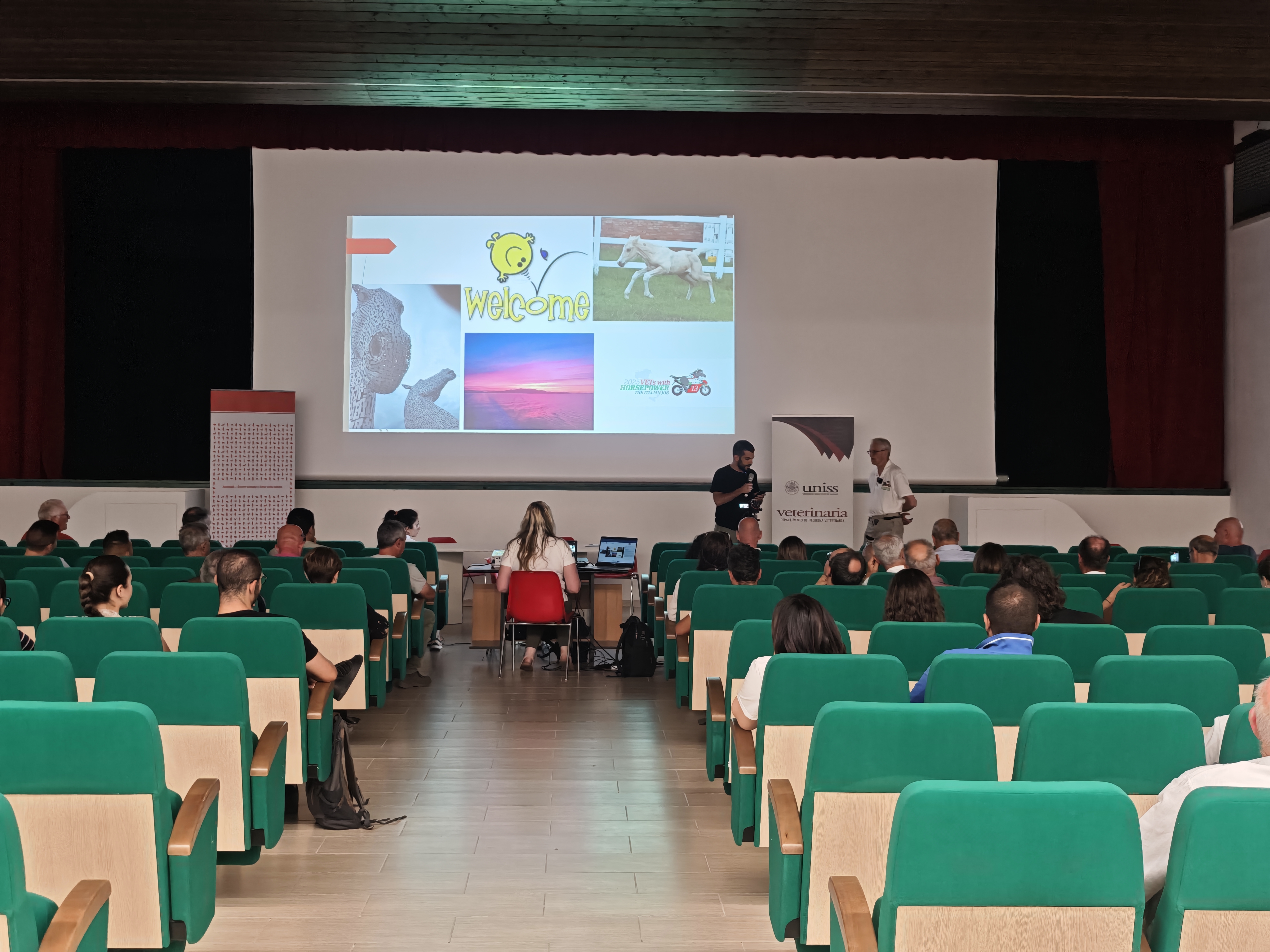 Un momento dell'incontro con i Vets with Horsepower