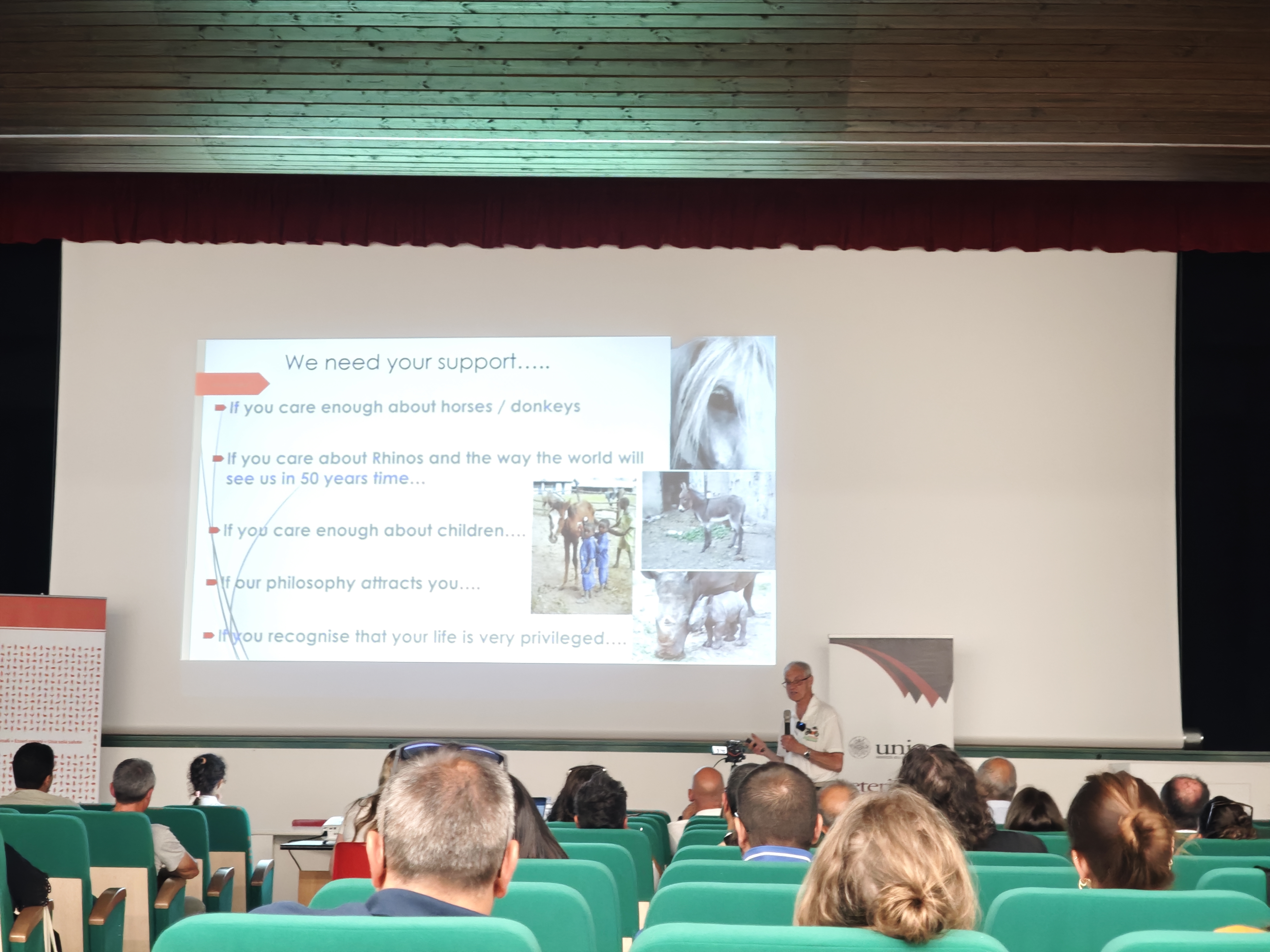 Un momento del seminario tenuto dai Vets with Horsepower