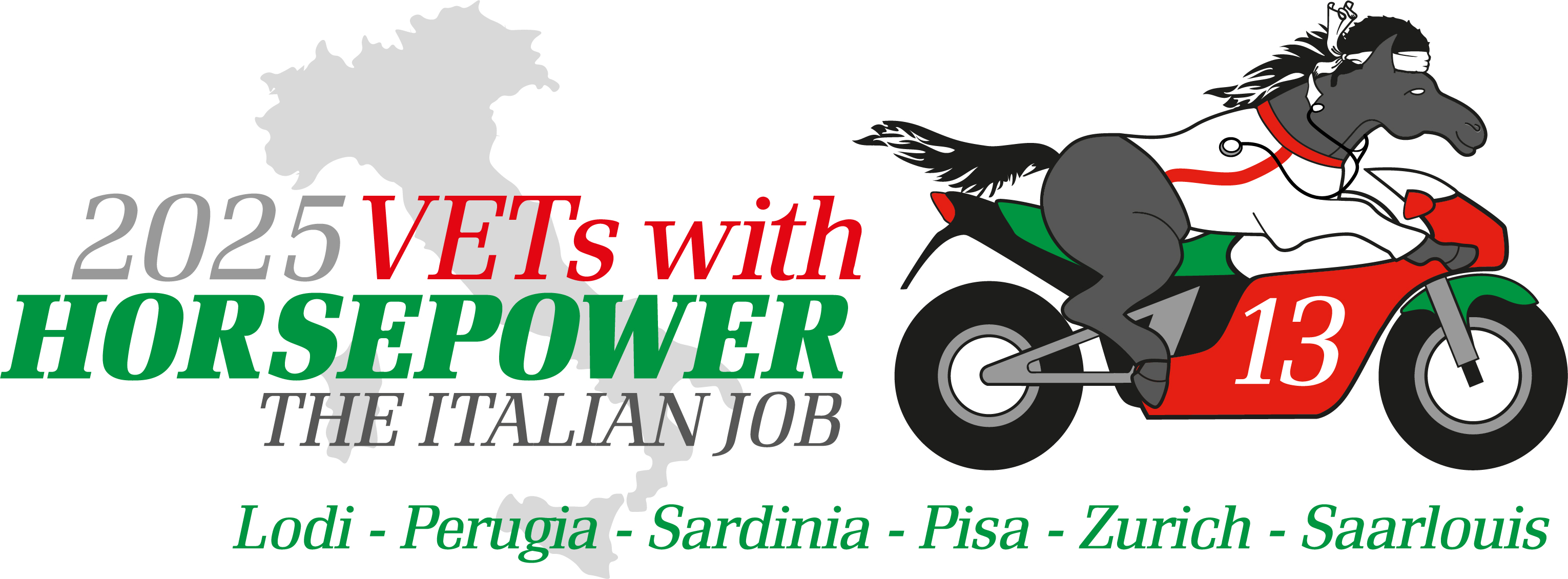 Banner di Vets with "Horsepower - The Italian Job"