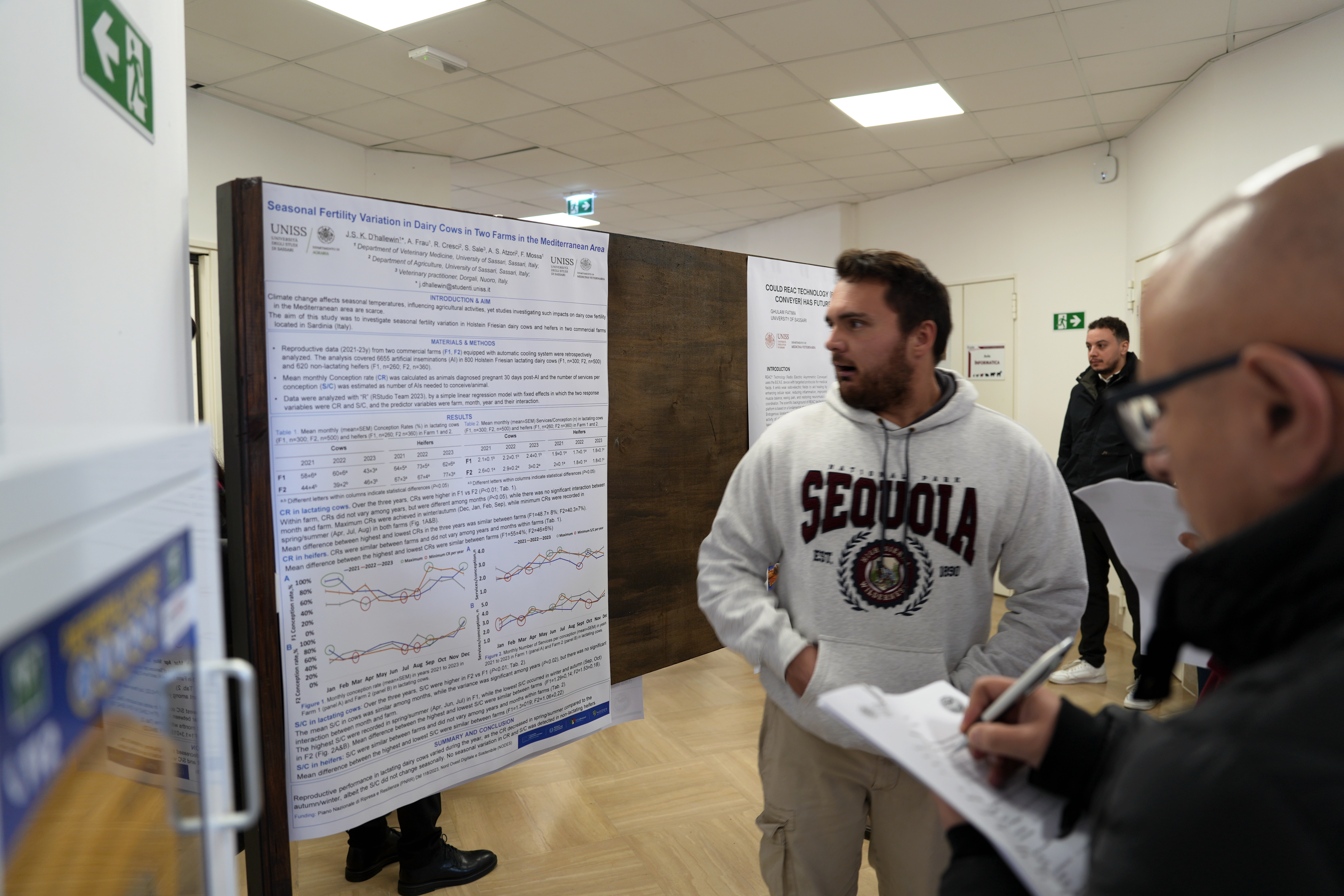 Presentazione dei poster scientifici durante la Giornata del Dottorato di ricerca in Scienze veterinarie
