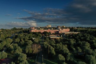 Foto aerea del Dipartimento di Medicina Veterinaria Sassari