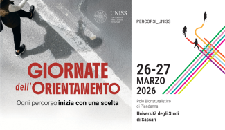 Locandina Giornate dell'Orientamento Uniss